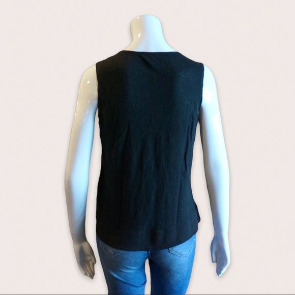 ANTHROPOLOGIE SANCTUARY | Women’s City Linen Knit Tank Top Black XS​​​​​​​​ - Picture 3 of 6